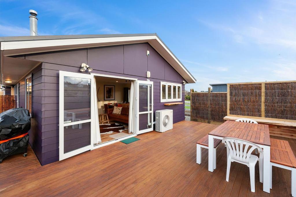 The Purple House - Ohakune Home With Spa Pool Eksteriør bilde