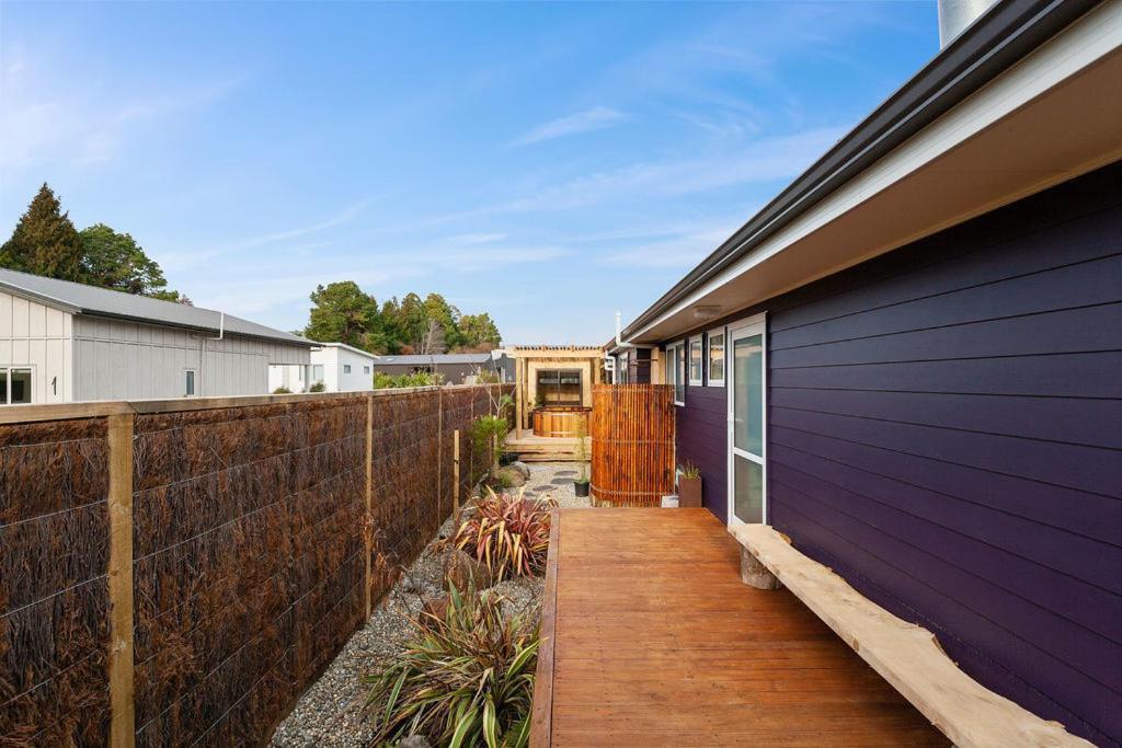 The Purple House - Ohakune Home With Spa Pool Eksteriør bilde